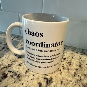 Chaos Coordinator Coffee Mug - Funny Office Work Mug, Gift for Coworker- GUC